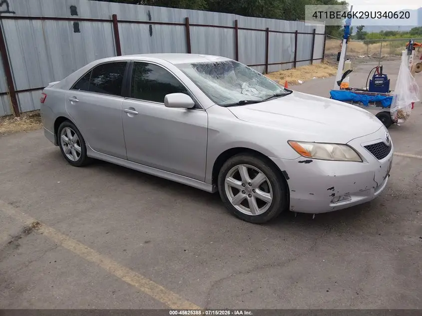 2009 Toyota Camry Se VIN: 4T1BE46K29U340620 Lot: 45625388