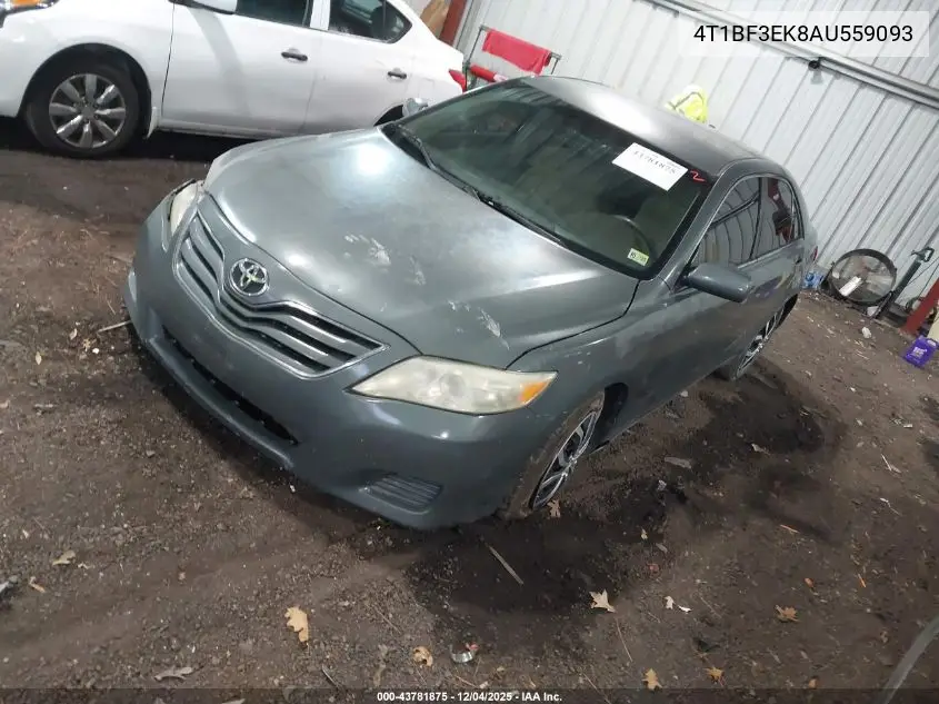 4T1BF3EK8AU559093 2010 Toyota Camry Le
