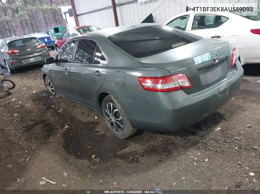 4T1BF3EK8AU559093 2010 Toyota Camry Le