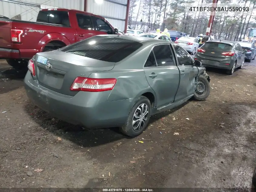 4T1BF3EK8AU559093 2010 Toyota Camry Le