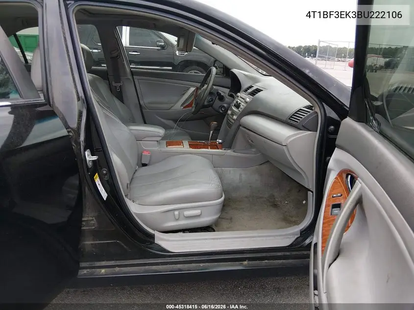 4T1BF3EK3BU222106 2011 Toyota Camry Xle