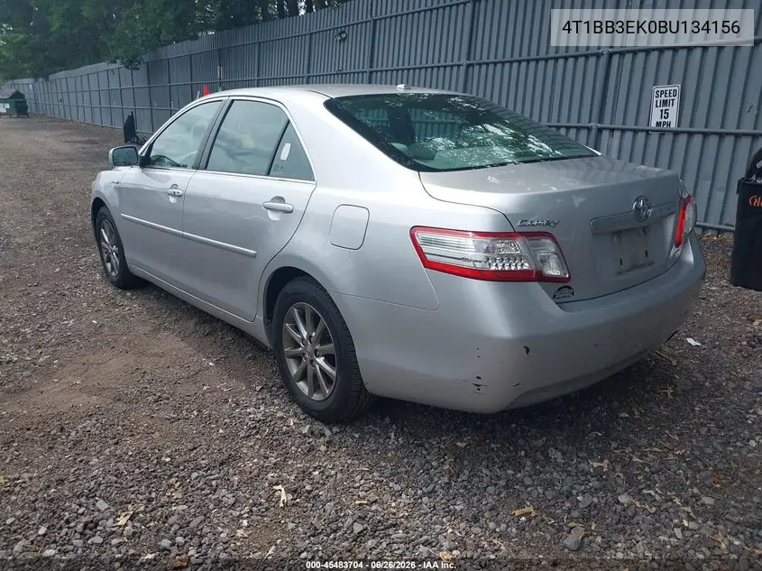 2011 Toyota Camry Hybrid VIN: 4T1BB3EK0BU134156 Lot: 45483704