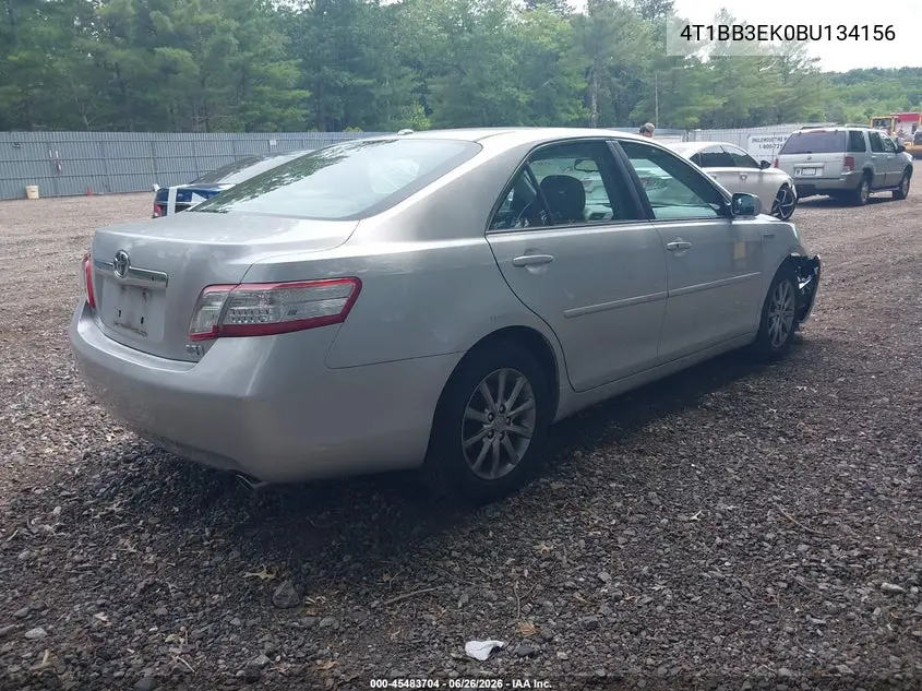 2011 Toyota Camry Hybrid VIN: 4T1BB3EK0BU134156 Lot: 45483704