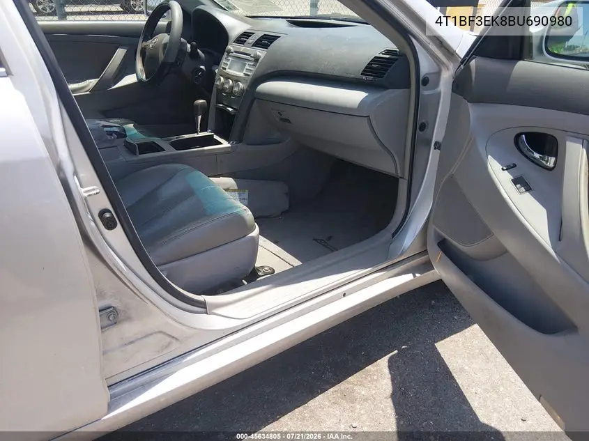 2011 Toyota Camry VIN: 4T1BF3EK8BU690980 Lot: 45634805