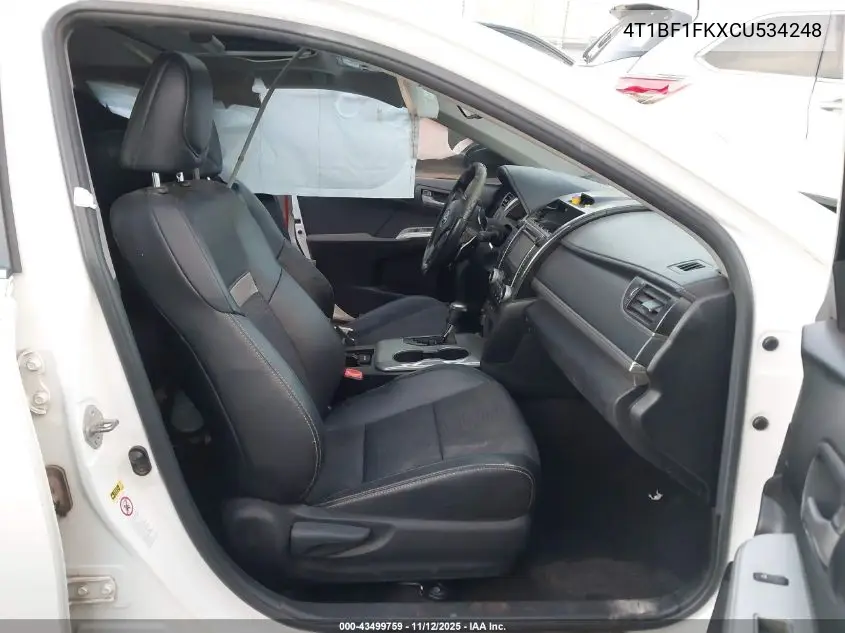 4T1BF1FKXCU534248 2012 Toyota Camry Se