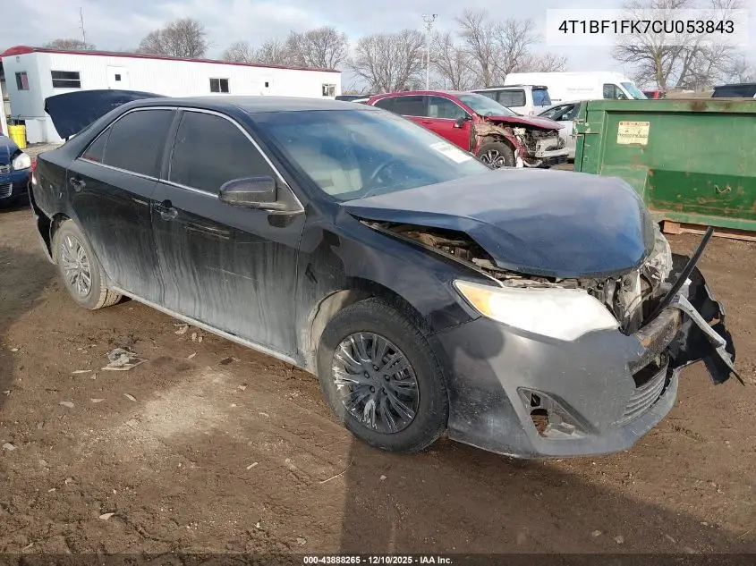 4T1BF1FK7CU053843 2012 Toyota Camry Le