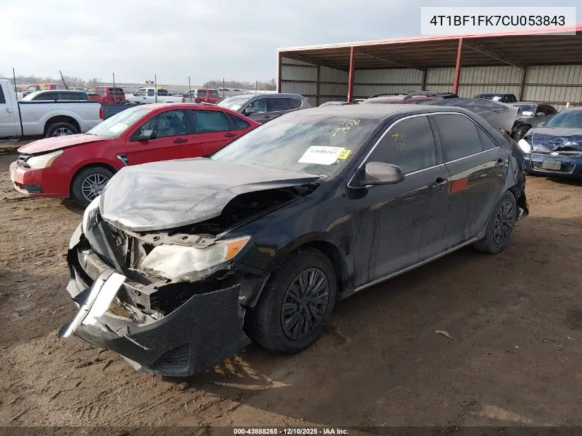 4T1BF1FK7CU053843 2012 Toyota Camry Le