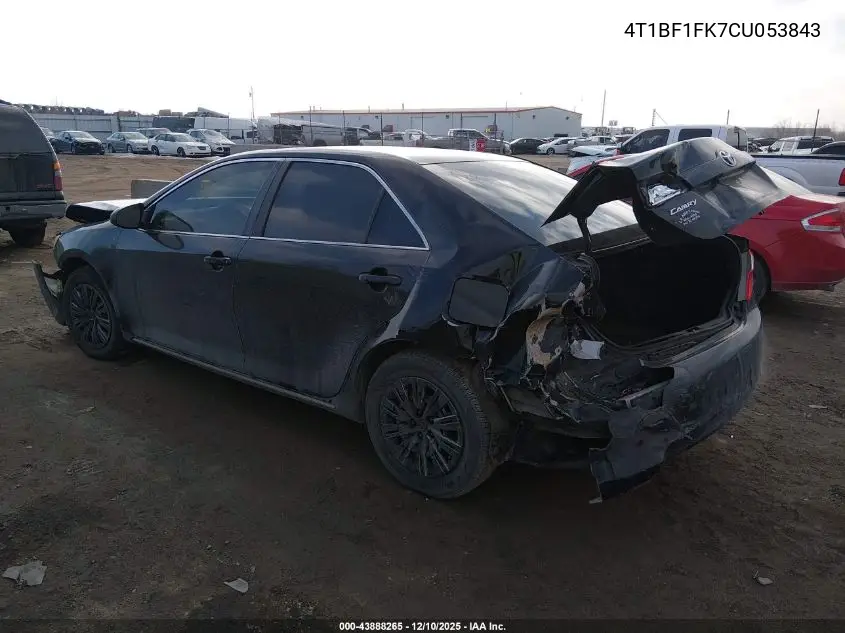 4T1BF1FK7CU053843 2012 Toyota Camry Le