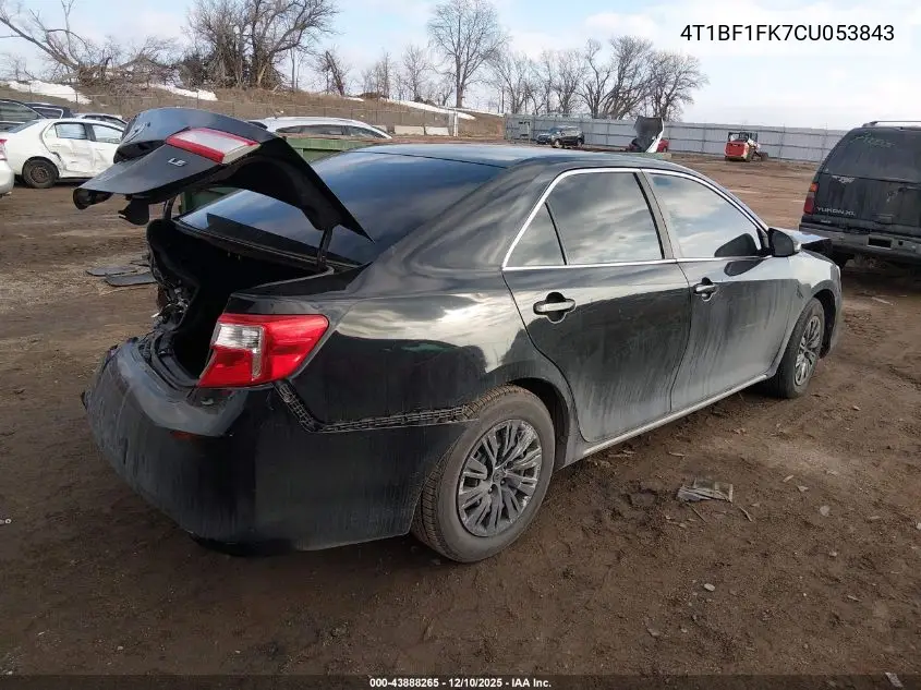 4T1BF1FK7CU053843 2012 Toyota Camry Le