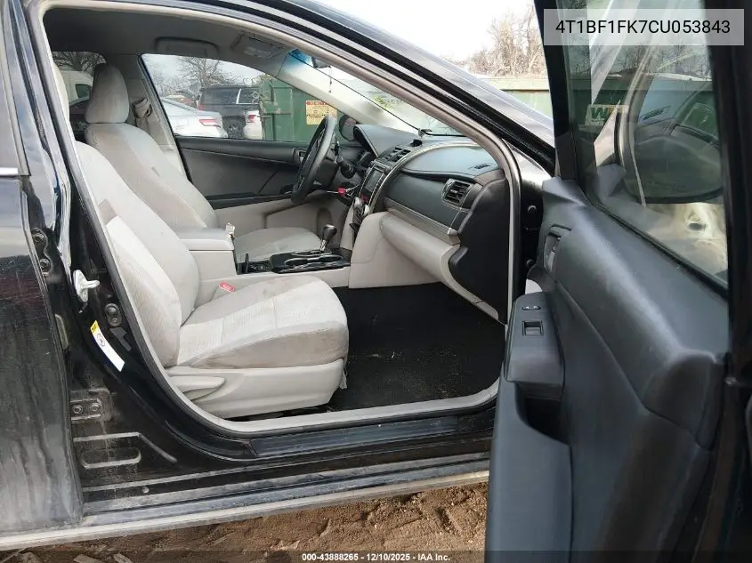 4T1BF1FK7CU053843 2012 Toyota Camry Le