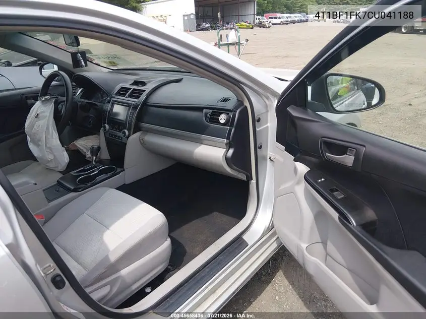 2012 Toyota Camry Le VIN: 4T1BF1FK7CU041188 Lot: 45658436