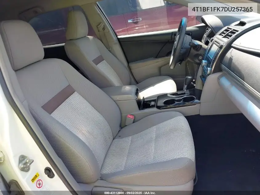 4T1BF1FK7DU257365 2013 Toyota Camry Le
