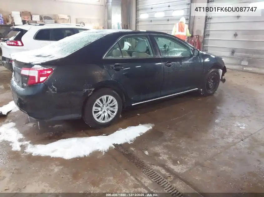 4T1BD1FK6DU087747 2013 Toyota Camry Hybrid Le