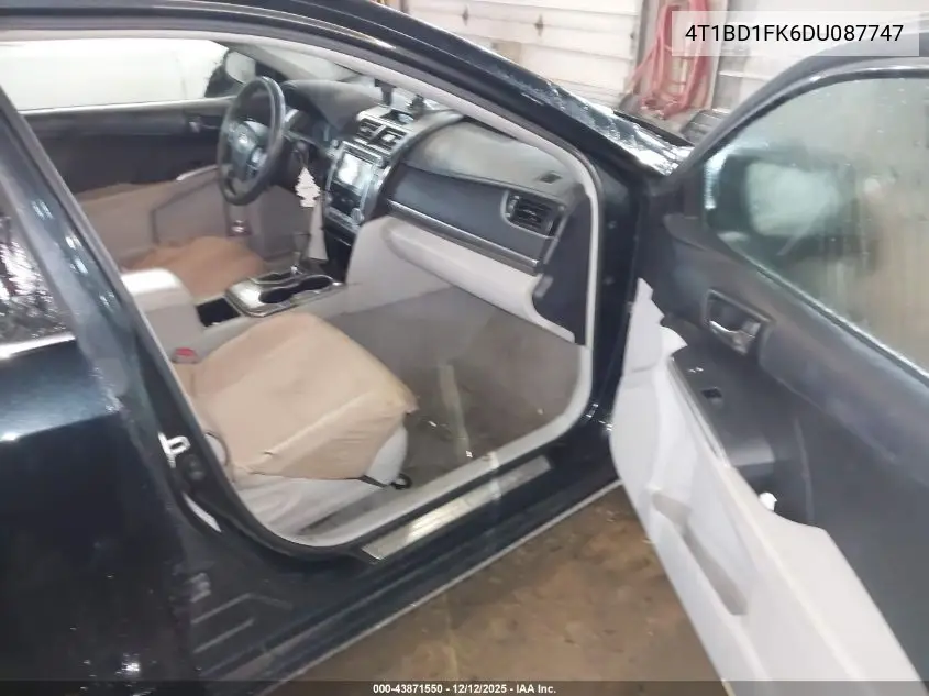 4T1BD1FK6DU087747 2013 Toyota Camry Hybrid Le