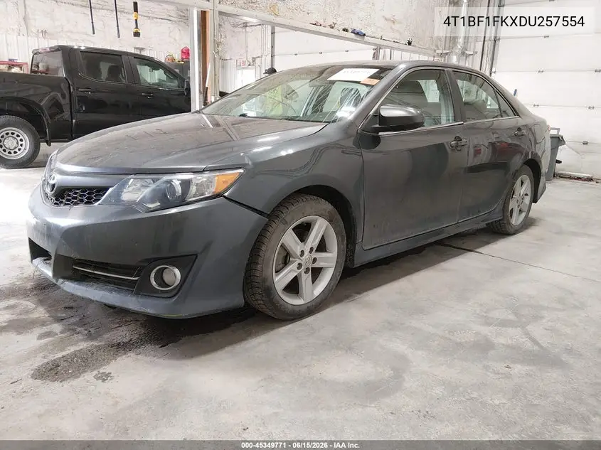 2013 Toyota Camry Se VIN: 4T1BF1FKXDU257554 Lot: 45349771