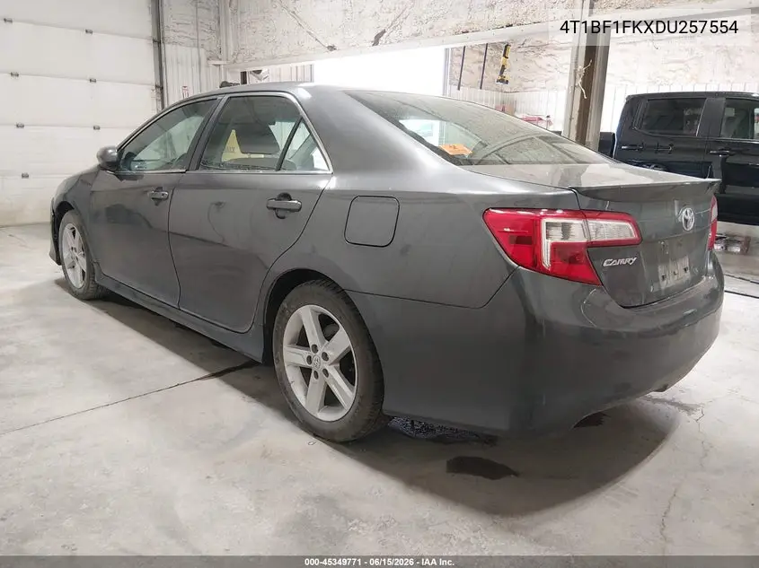 2013 Toyota Camry Se VIN: 4T1BF1FKXDU257554 Lot: 45349771