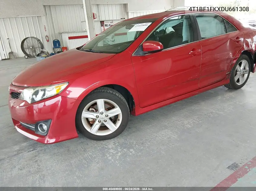 2013 Toyota Camry Se VIN: 4T1BF1FKXDU661308 Lot: 45469800