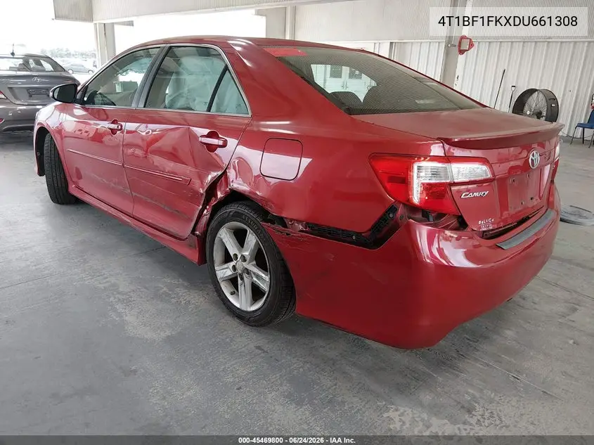 2013 Toyota Camry Se VIN: 4T1BF1FKXDU661308 Lot: 45469800