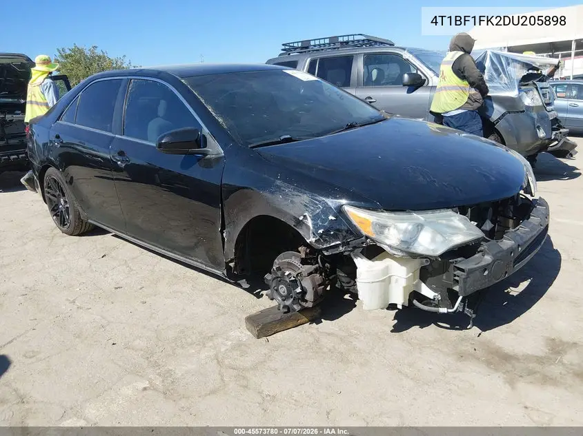 2013 Toyota Camry Le VIN: 4T1BF1FK2DU205898 Lot: 45573780