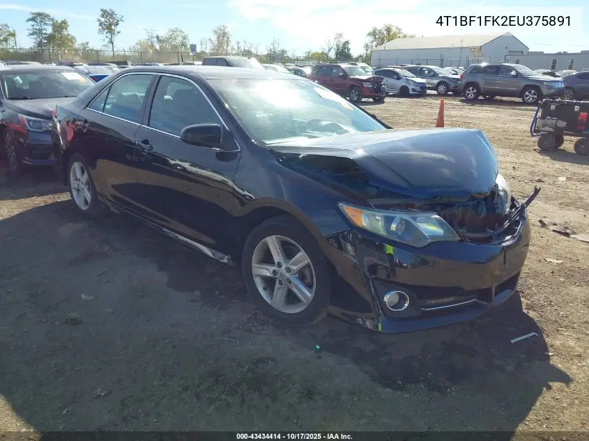 4T1BF1FK2EU375891 2014 Toyota Camry Se