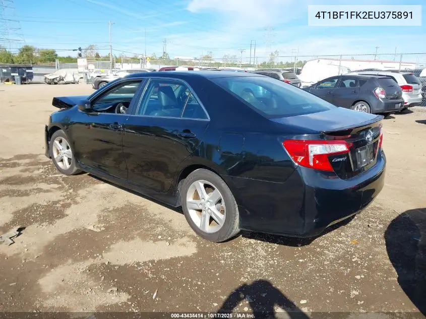 4T1BF1FK2EU375891 2014 Toyota Camry Se