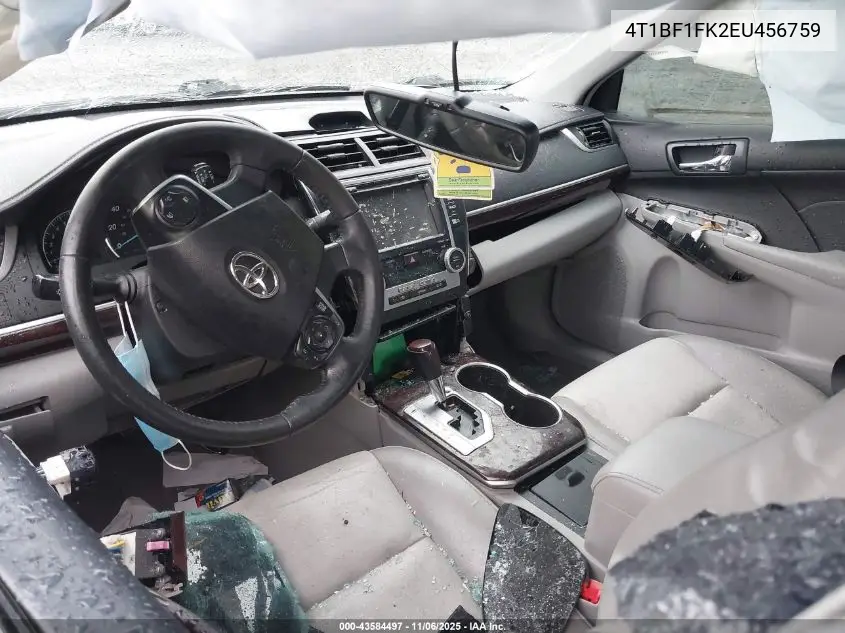 4T1BF1FK2EU456759 2014 Toyota Camry Xle