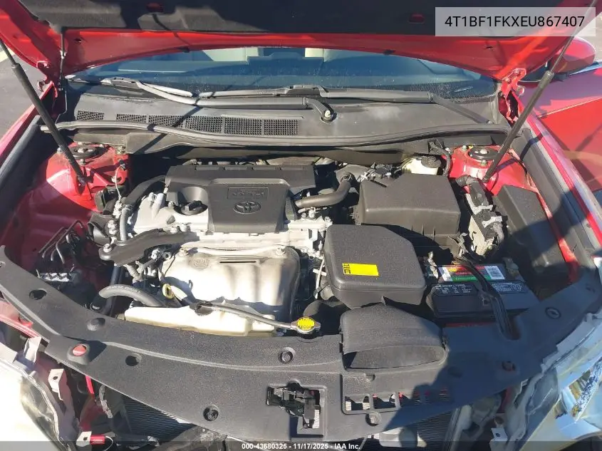 4T1BF1FKXEU867407 2014 Toyota Camry Le