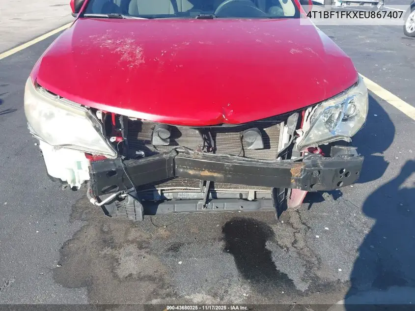 4T1BF1FKXEU867407 2014 Toyota Camry Le