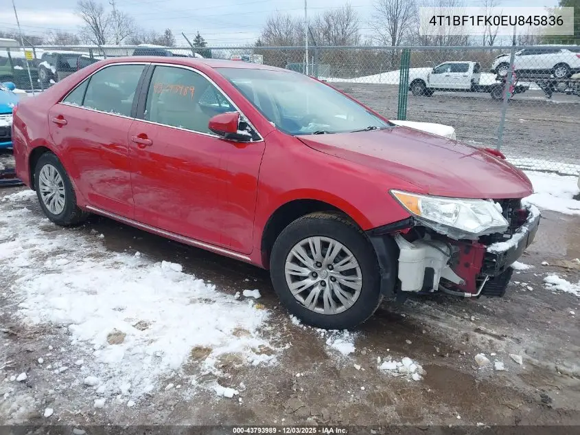 4T1BF1FK0EU845836 2014 Toyota Camry Le