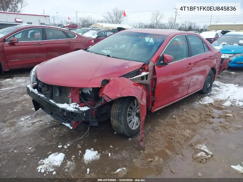 4T1BF1FK0EU845836 2014 Toyota Camry Le