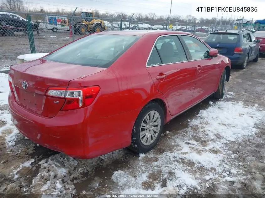 4T1BF1FK0EU845836 2014 Toyota Camry Le
