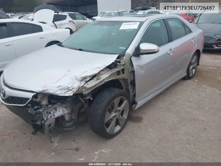 4T1BF1FK9EU726487 2014 Toyota Camry Se Sport