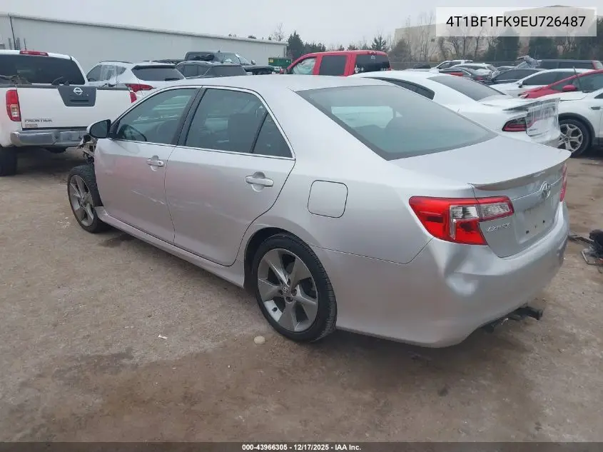 4T1BF1FK9EU726487 2014 Toyota Camry Se Sport