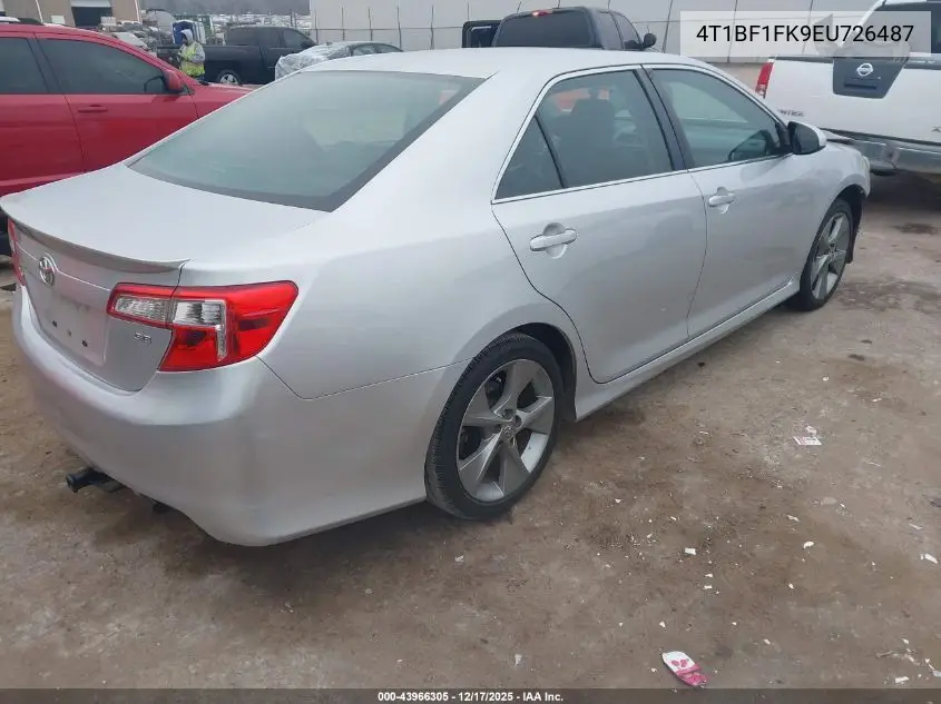 4T1BF1FK9EU726487 2014 Toyota Camry Se Sport