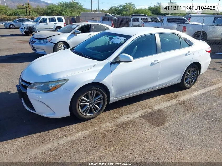 4T1BF1FK4FU104428 2015 Toyota Camry Se