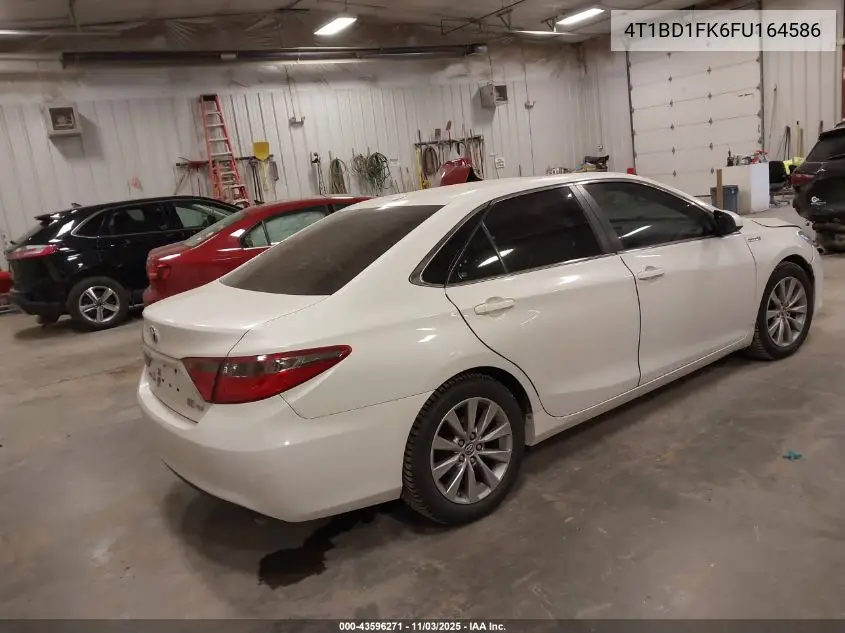 4T1BD1FK6FU164586 2015 Toyota Camry Hybrid Xle