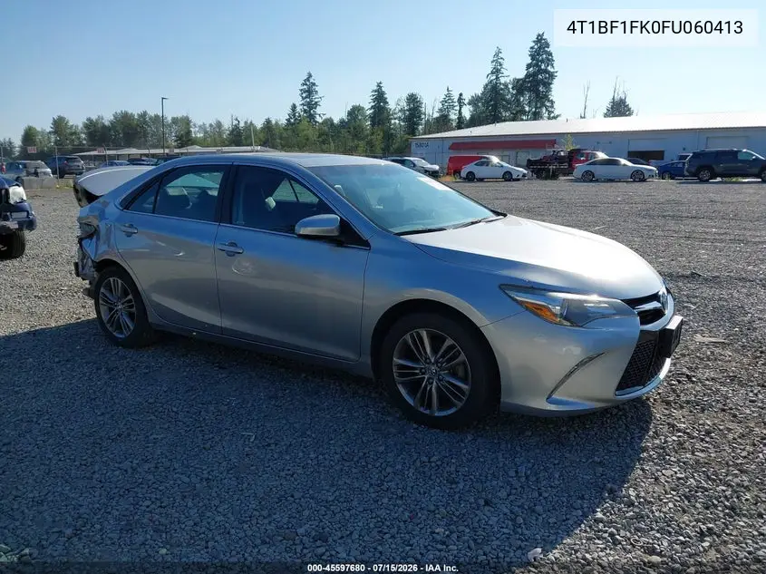 2015 Toyota Camry Se VIN: 4T1BF1FK0FU060413 Lot: 45597680