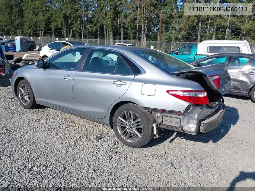 2015 Toyota Camry Se VIN: 4T1BF1FK0FU060413 Lot: 45597680