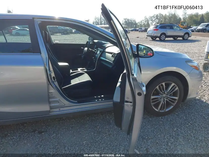 2015 Toyota Camry Se VIN: 4T1BF1FK0FU060413 Lot: 45597680