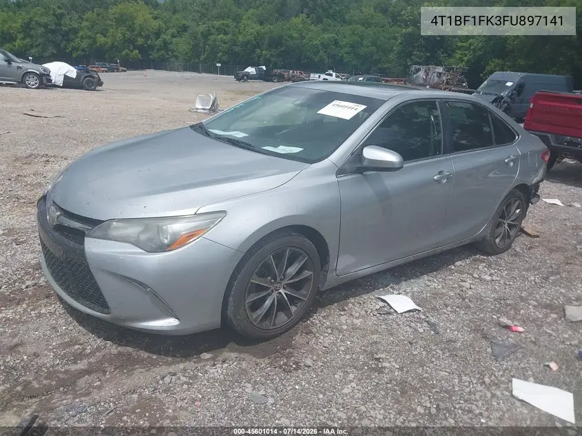 2015 Toyota Camry Xse VIN: 4T1BF1FK3FU897141 Lot: 45601014