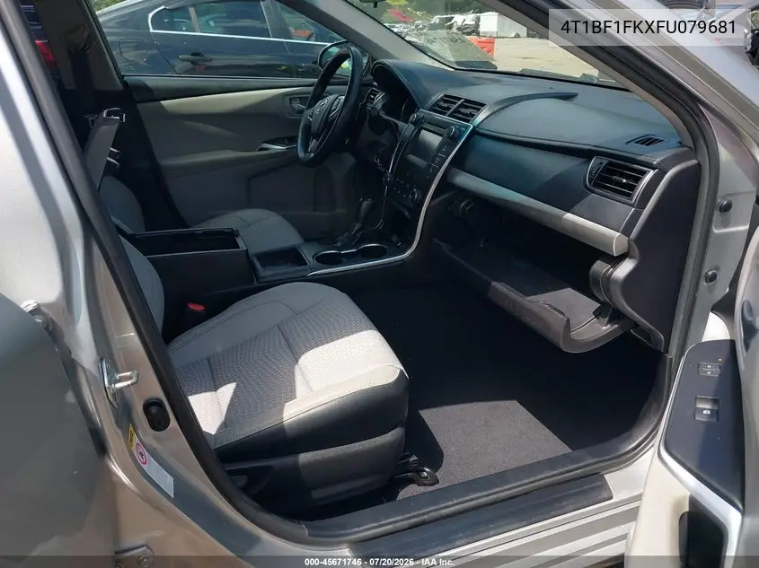 2015 Toyota Camry Se VIN: 4T1BF1FKXFU079681 Lot: 45671746