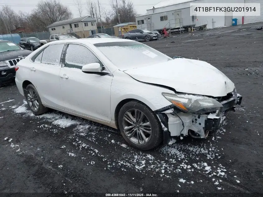 4T1BF1FK3GU201914 2016 Toyota Camry Se