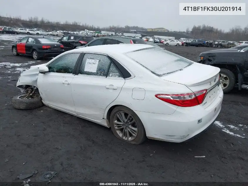 4T1BF1FK3GU201914 2016 Toyota Camry Se