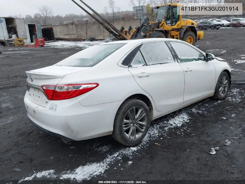 4T1BF1FK3GU201914 2016 Toyota Camry Se