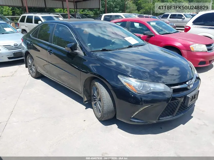 4T1BF1FK5GU248829 2016 Toyota Camry Se