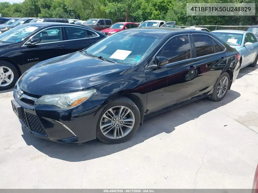 4T1BF1FK5GU248829 2016 Toyota Camry Se