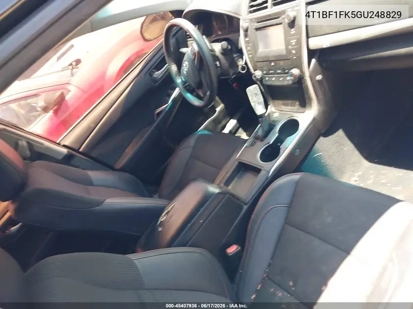 4T1BF1FK5GU248829 2016 Toyota Camry Se