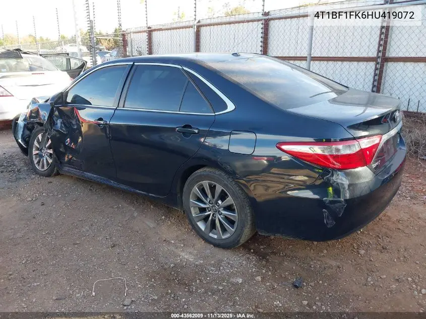 4T1BF1FK6HU419072 2017 Toyota Camry Xle