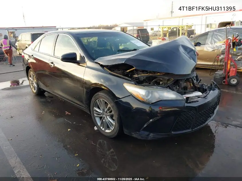 4T1BF1FK5HU311395 2017 Toyota Camry Se