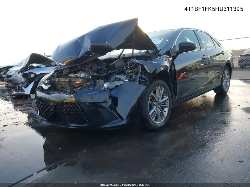 4T1BF1FK5HU311395 2017 Toyota Camry Se